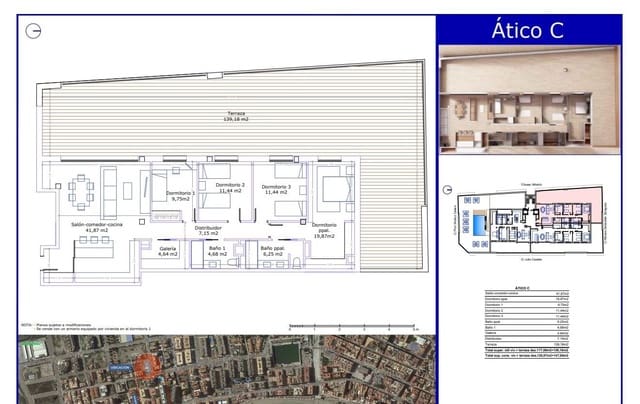 4 quarto Penthouse para venda em Aguilas com piscina garagem - 416 805 € (Ref: 9446319)