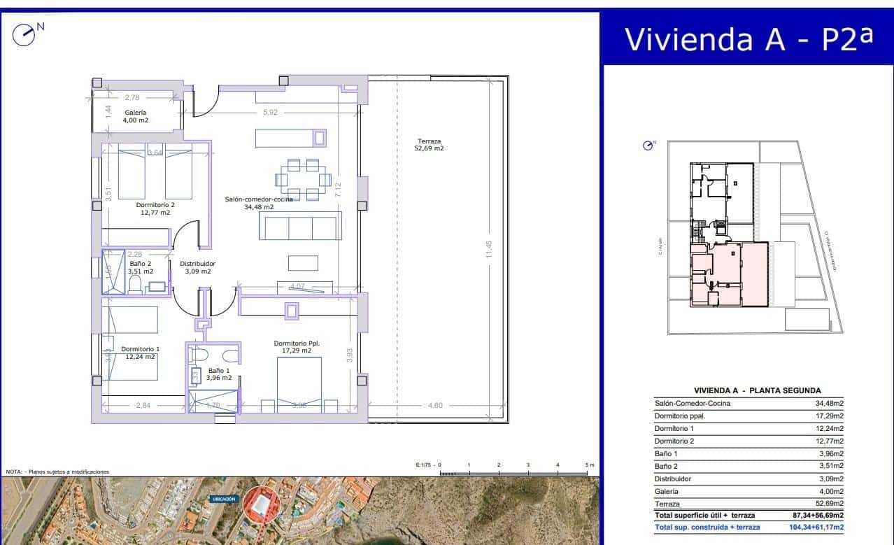 3 soveværelse Lejlighed til salg i Aguilas med swimmingpool garage - € 425.000 (Ref: 9446320)