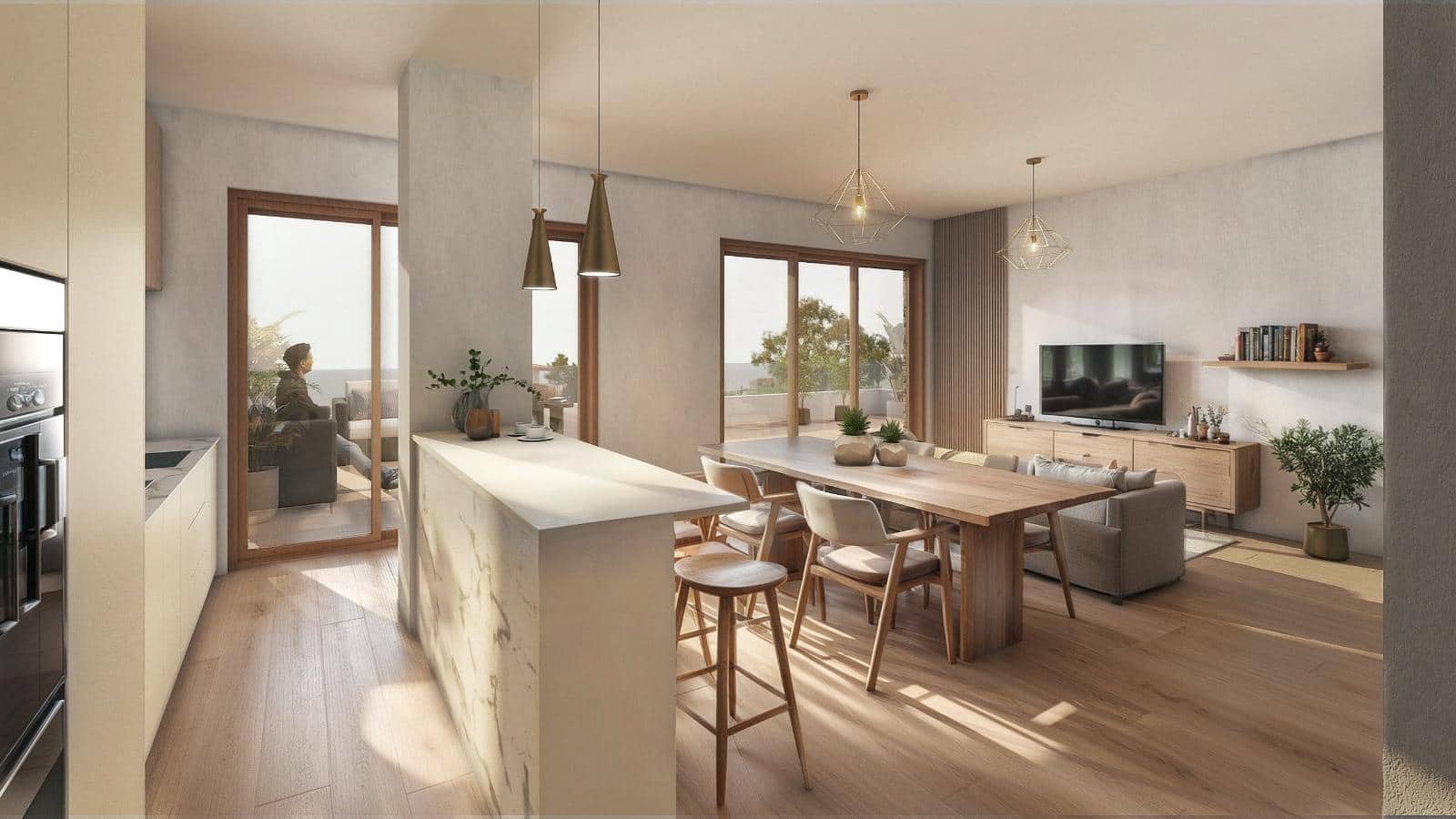 2 slaapkamer Flat te koop in Aguilas met zwembad garage - € 250.000 (Ref: 9846209)