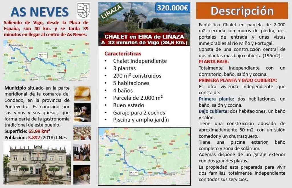 5 soveværelse Villa til salg i As Neves med swimmingpool garage - € 295.000 (Ref: 9683969)