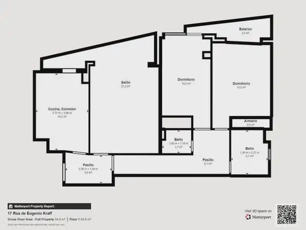2 soveværelse Lejlighed til salg i Vigo med garage - € 204.000 (Ref: 9761281)