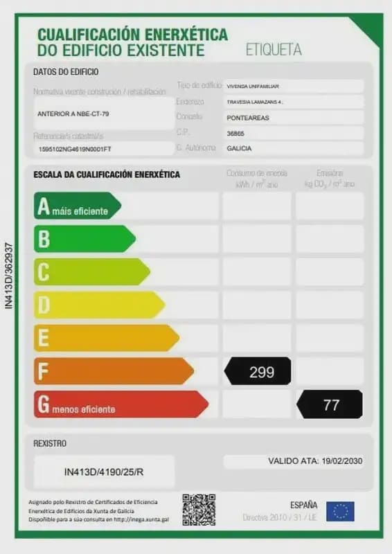 4 soverom Villa til salgs i Ponteareas med garasje - € 250 000 (Ref: 9762307)