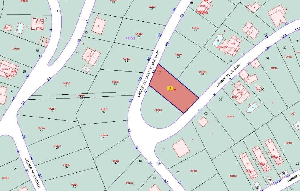 Tontti myytävänä paikassa Olivella - 26 000 € (Ref: 9908487)