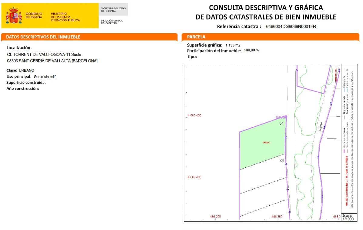 Terreno para Construção para venda em Sant Cebria de Vallalta - 60 000 € (Ref: 9908687)