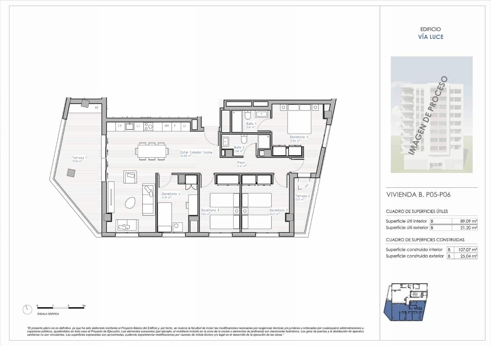 4 Zimmer Wohnung zu verkaufen in Castello de la Plana mit Pool - 342.000 € (Ref: 10009100)