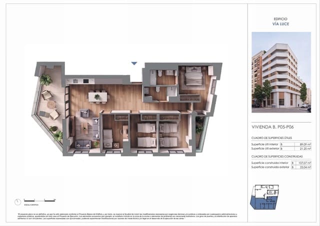 4 Zimmer Wohnung zu verkaufen in Sur, Castelló de la Plana mit Pool - 342.000 € (Ref: 10009100)
