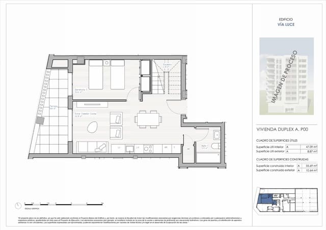 3 Zimmer Apartment zu verkaufen in Sur, Castelló de la Plana mit Pool - 289.000 € (Ref: 10009101)