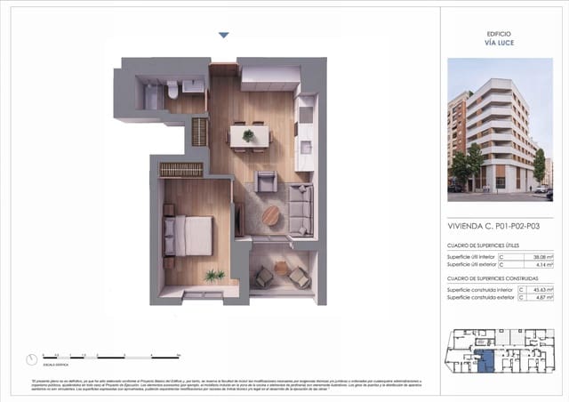 1 Zimmer Wohnung zu verkaufen in Sur, Castelló de la Plana - 180.000 € (Ref: 10009102)