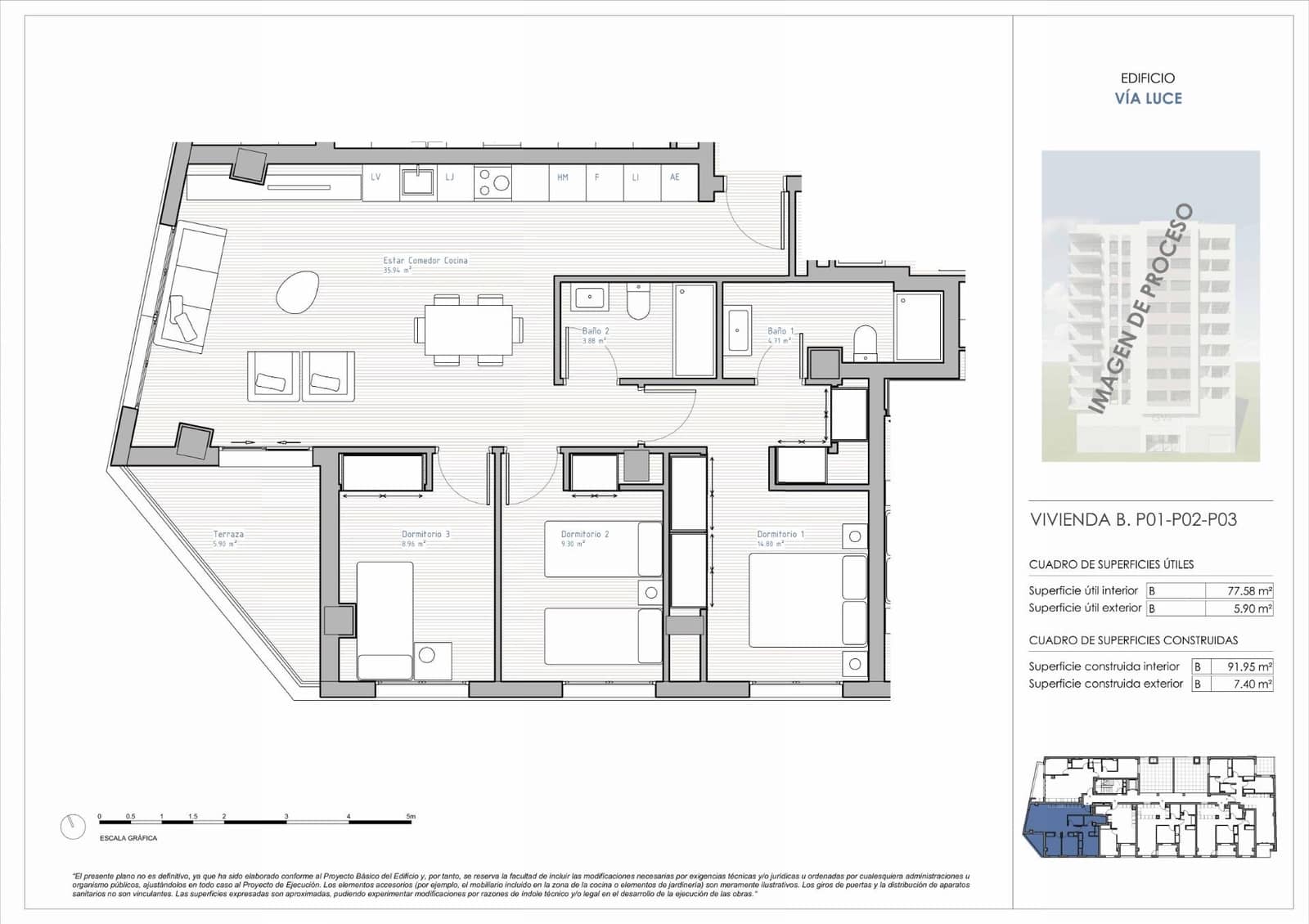 3 sypialnia Mieszkanie na sprzedaż w Castello de la Plana z basenem - 252 000 € (Ref: 10009103)