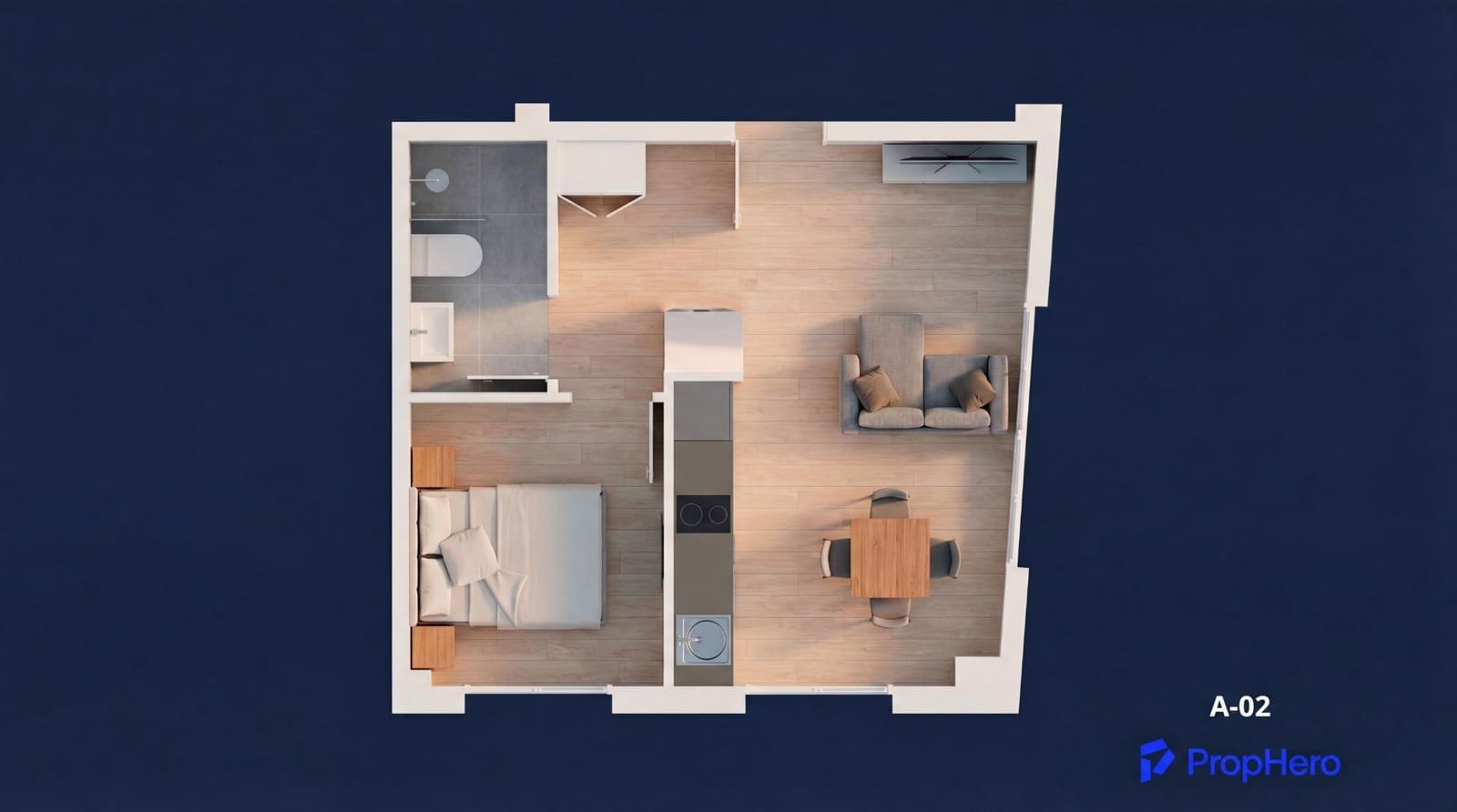1 camera da letto Appartamento in vendita in Castello de la Plana - 110.000 € (Rif: 10147136)