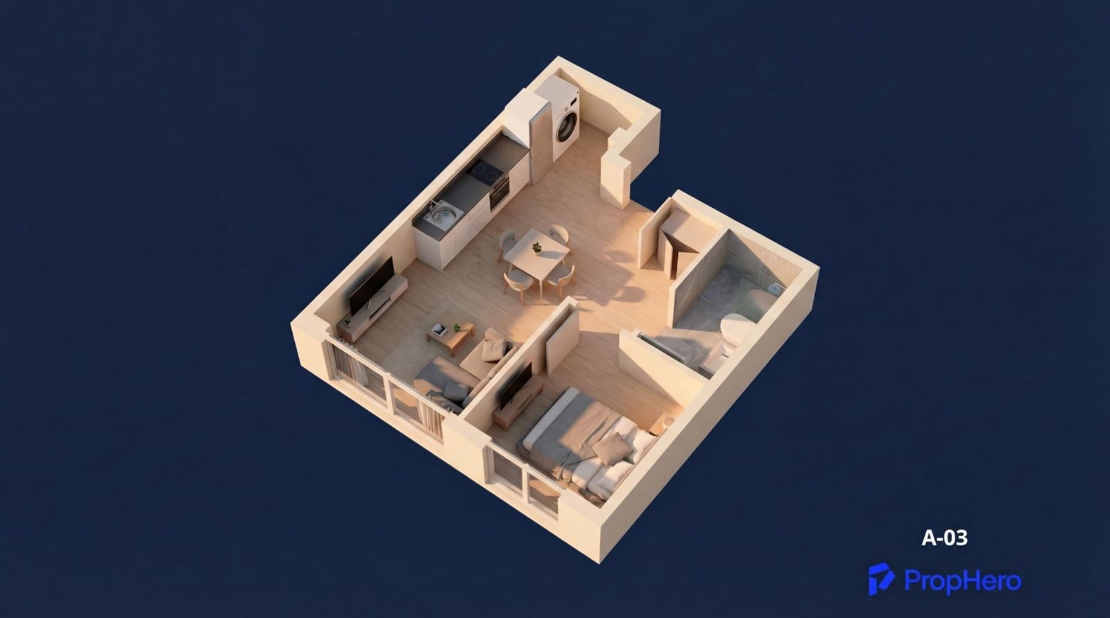 1 camera da letto Appartamento in vendita in Castello de la Plana - 110.000 € (Rif: 10147136)