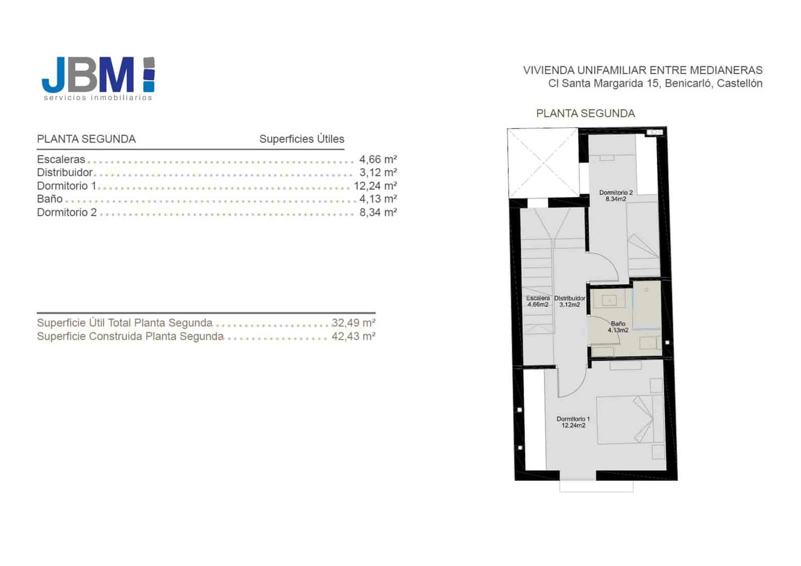 Casa de 2 habitaciones en Benicarló en venta con garaje - 200.000 € (Ref: 10159697)