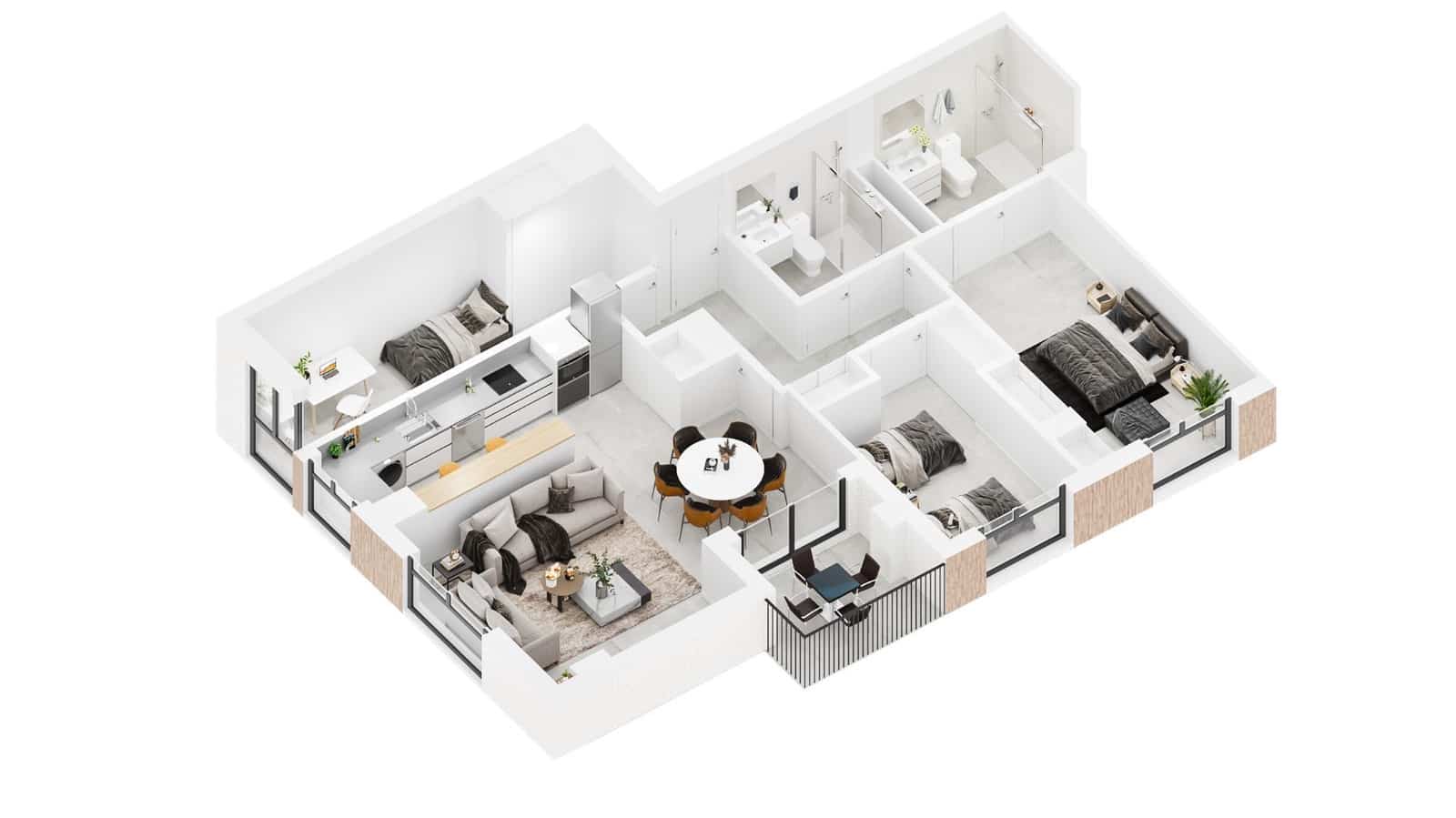 3 slaapkamer Flat te koop in Castello de la Plana - € 240.000 (Ref: 8437097)