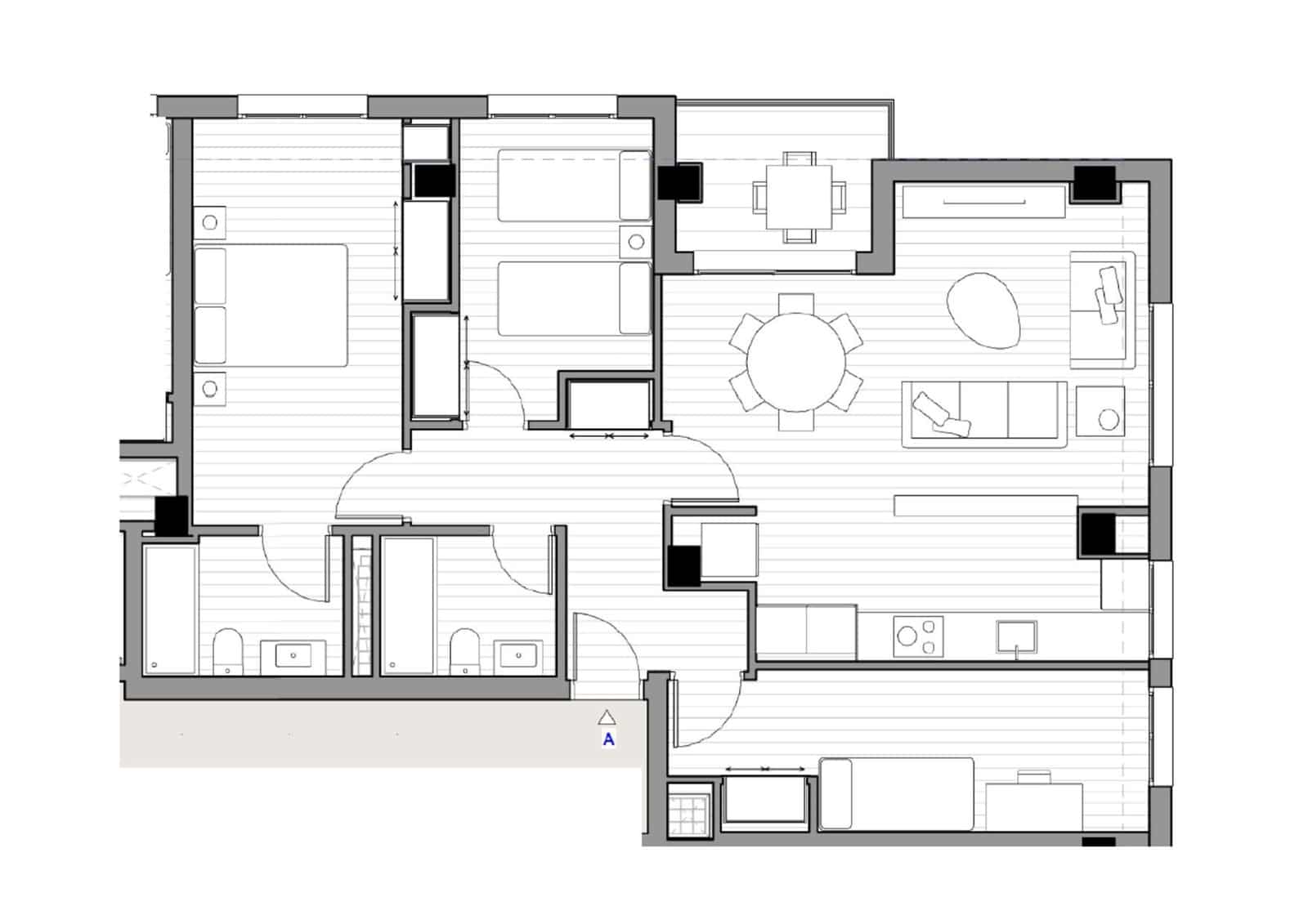 3 bedroom Flat for sale in Castello de la Plana with garage - € 280,000 (Ref: 8437097)
