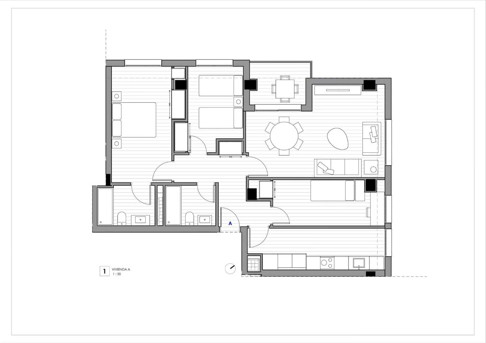 3 soverom Penthouse til salgs i Castello de la Plana - € 280 000 (Ref: 8468035)