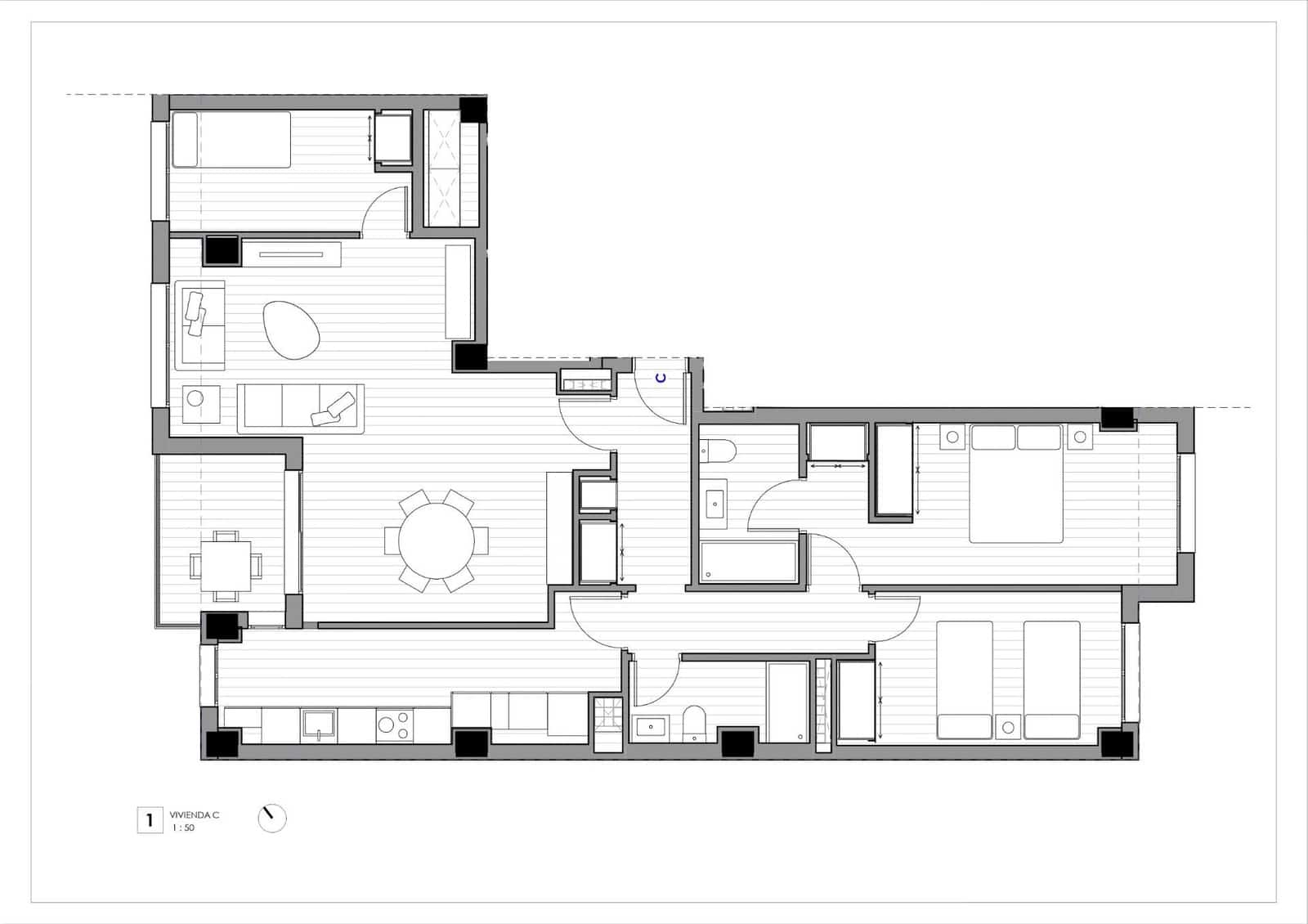 3 sovrum Lägenhet till salu i Castello de la Plana - 273 000 € (Ref: 8666345)