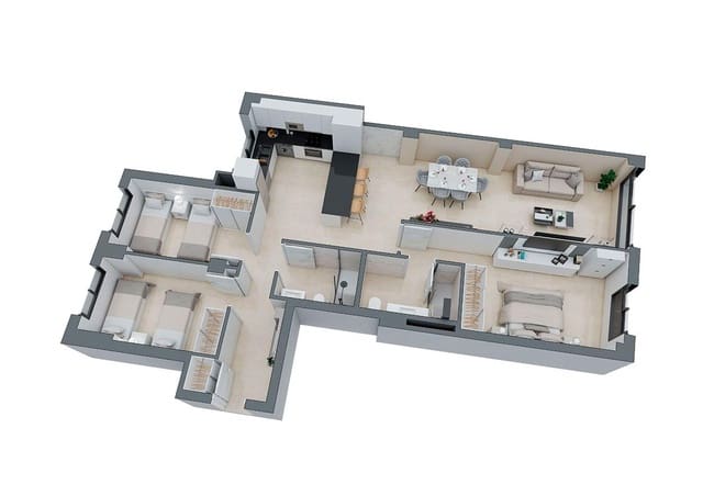 3 camera da letto Appartamento in vendita in Este, Castelló de la Plana - 261.000 € (Rif: 9153862)