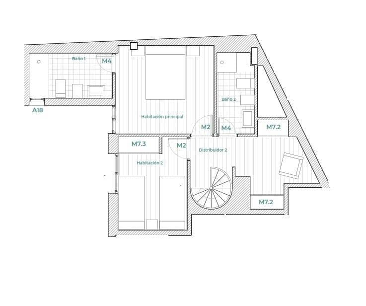 3 camera da letto Attico in vendita in Vinaros - 180.000 € (Rif: 9497156)