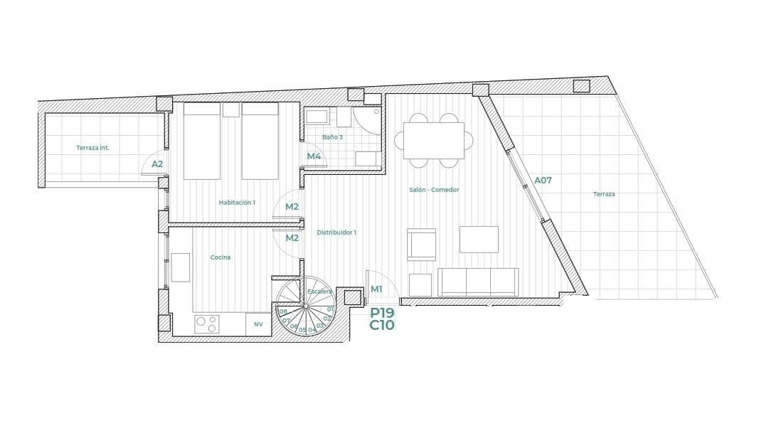 3 camera da letto Attico in vendita in Vinaros - 180.000 € (Rif: 9497156)