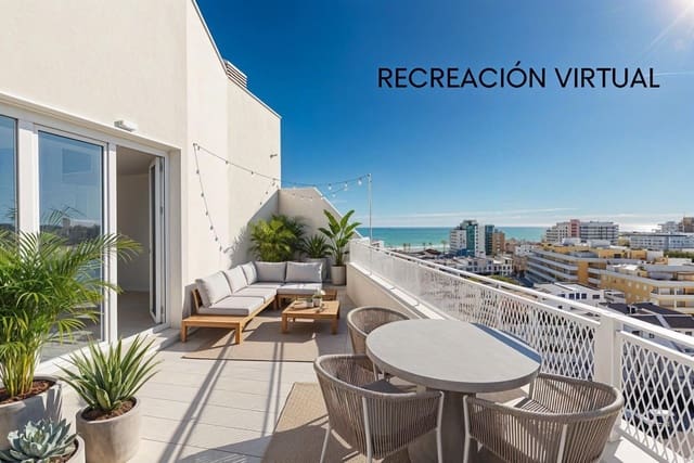 Ático de 3 habitaciones en Peñíscola en venta con piscina - 380.000 € (Ref: 9502236)