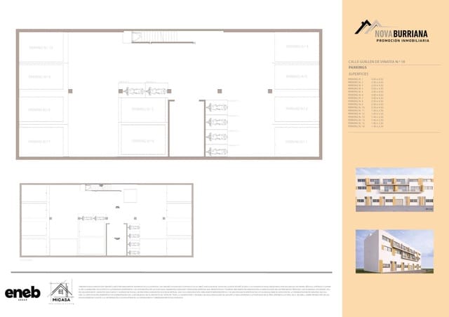 1 Zimmer Wohnung zu verkaufen in Burriana / Borriana mit Garage - 99.000 € (Ref: 9920399)