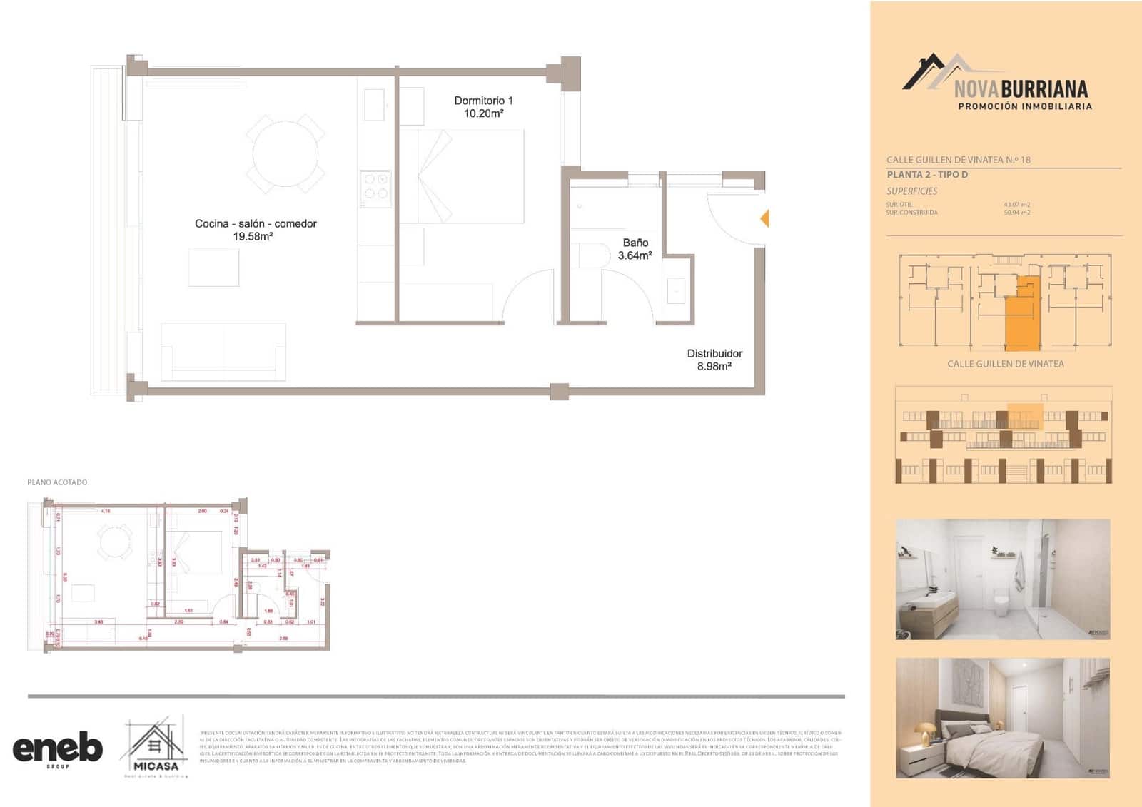 1 bedroom Flat for sale in Burriana / Borriana with garage - € 99,000 (Ref: 9920399)