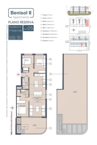 3 bedroom Apartment for sale in Benijófar with pool garage - € 349,000 (Ref: 9503874)