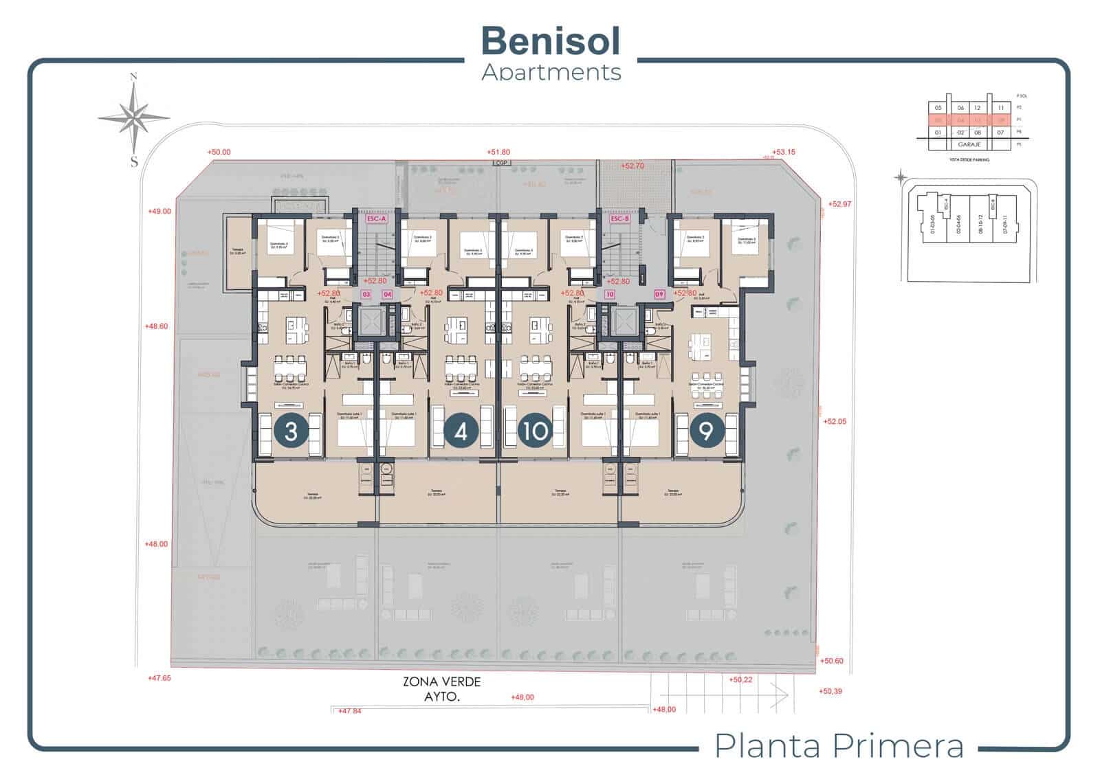 3 camera da letto Appartamento in vendita in Benijofar con piscina garage - 349.000 € (Rif: 9511842)
