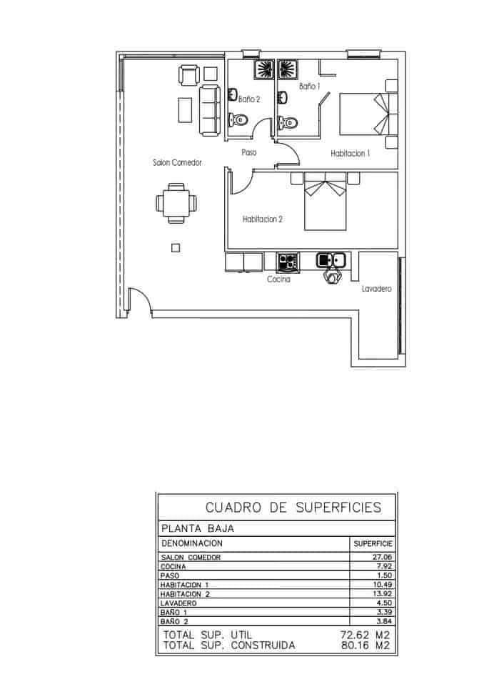 2 quarto Apartamento para venda em Daya Nueva - 129 000 € (Ref: 9632696)