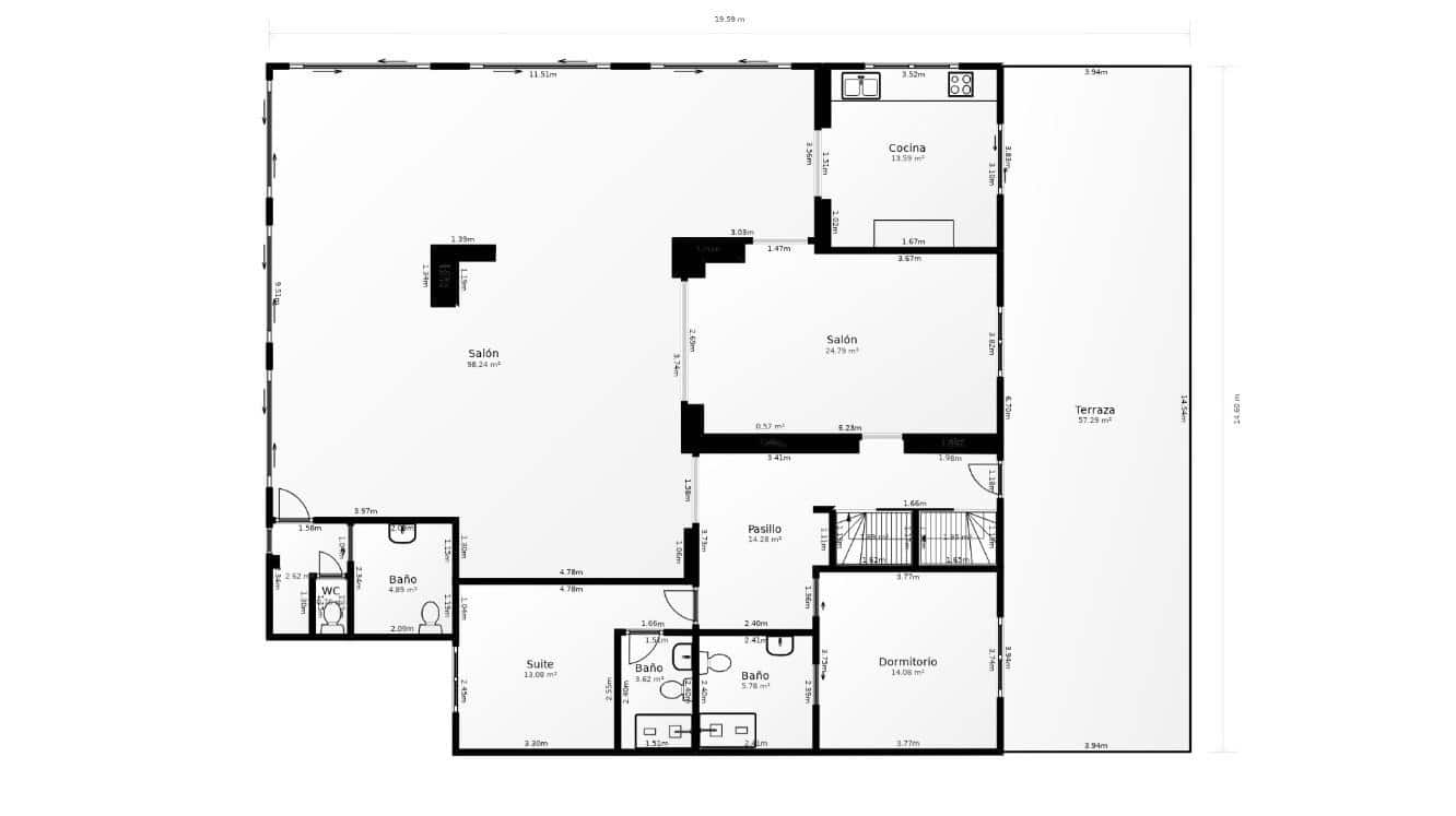 9 makuuhuone Huvila myytävänä paikassa Busot mukana uima-altaan - 1 500 000 € (Ref: 10017641)