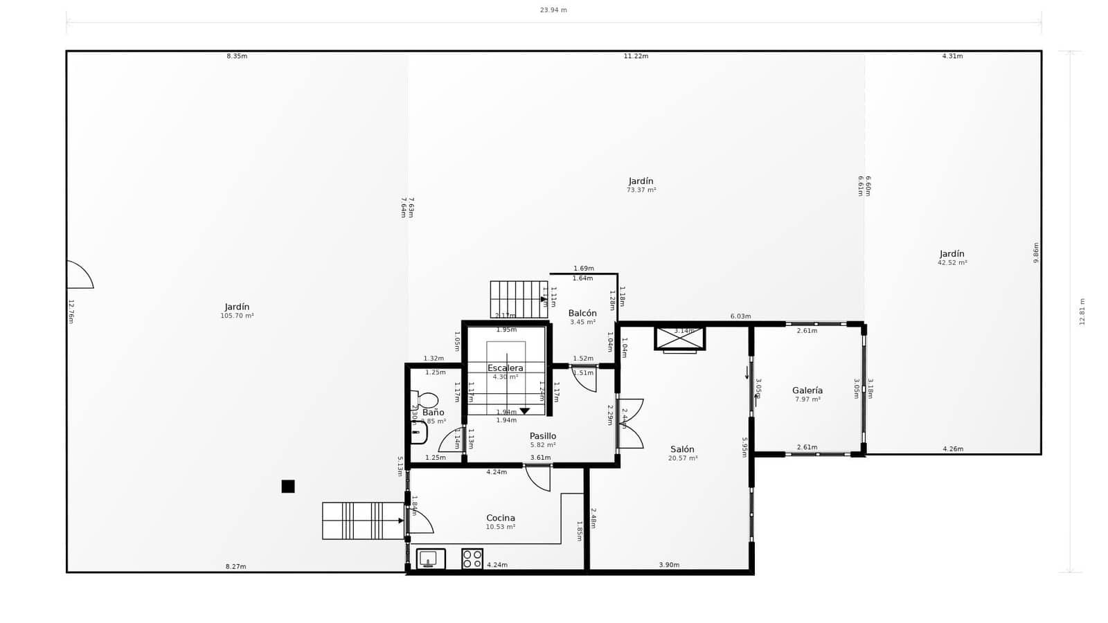 4 makuuhuone Bungalow myytävänä paikassa San Juan de Alicante / Sant Joan d'Alacant mukana 
autotalli - 550 000 € (Ref: 10100364)