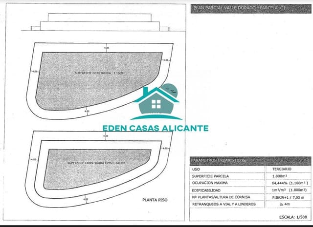 Bouwgrond te koop in Busot - € 430.000 (Ref: 7751586)