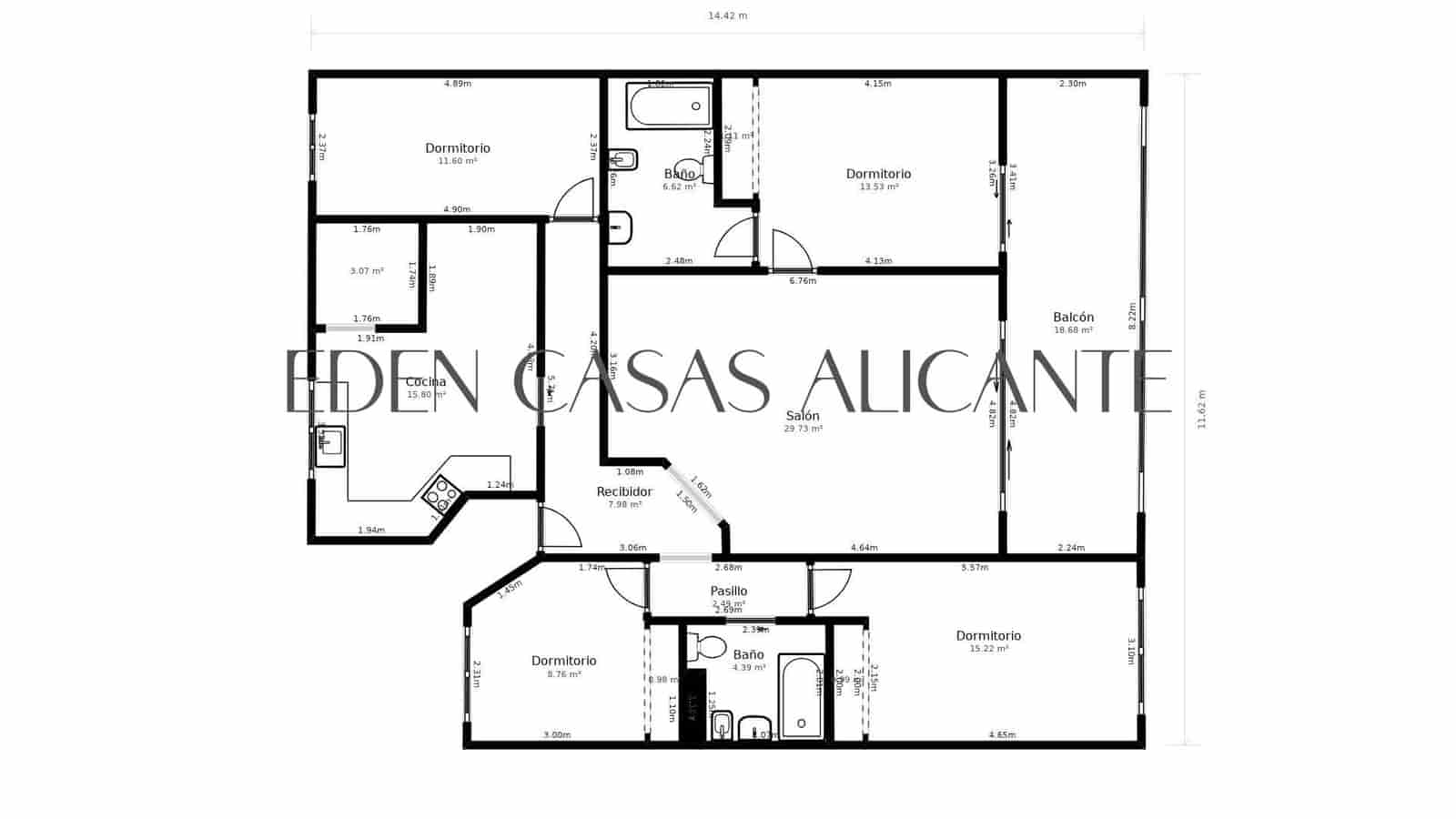 4 chambre Appartement à vendre à Playa de San Juan avec piscine - 620 000 € (Ref: 8333906)
