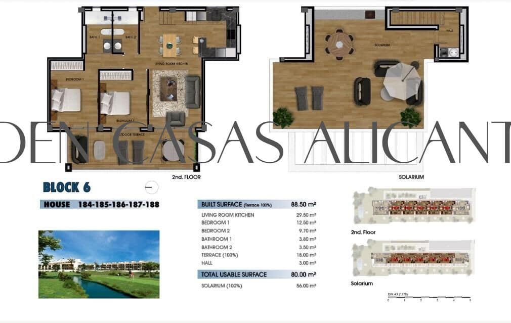 2 slaapkamer Penthouse te koop in Los Alcazares - € 299.999 (Ref: 8748160)