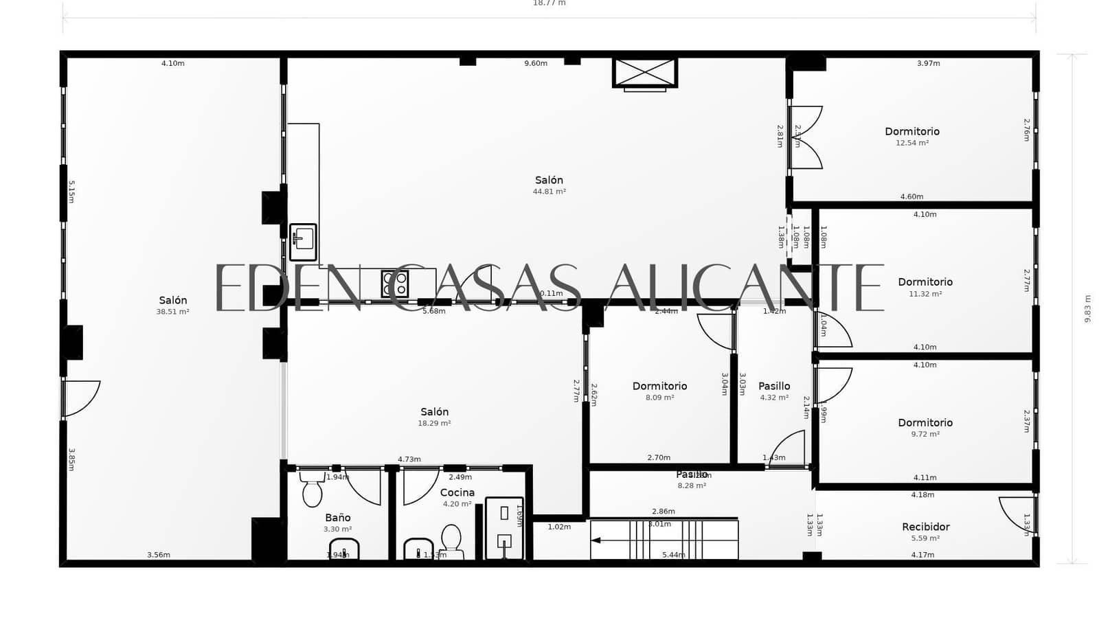 9 soveværelse Rækkehus til salg i El Campello - € 420.000 (Ref: 8822607)