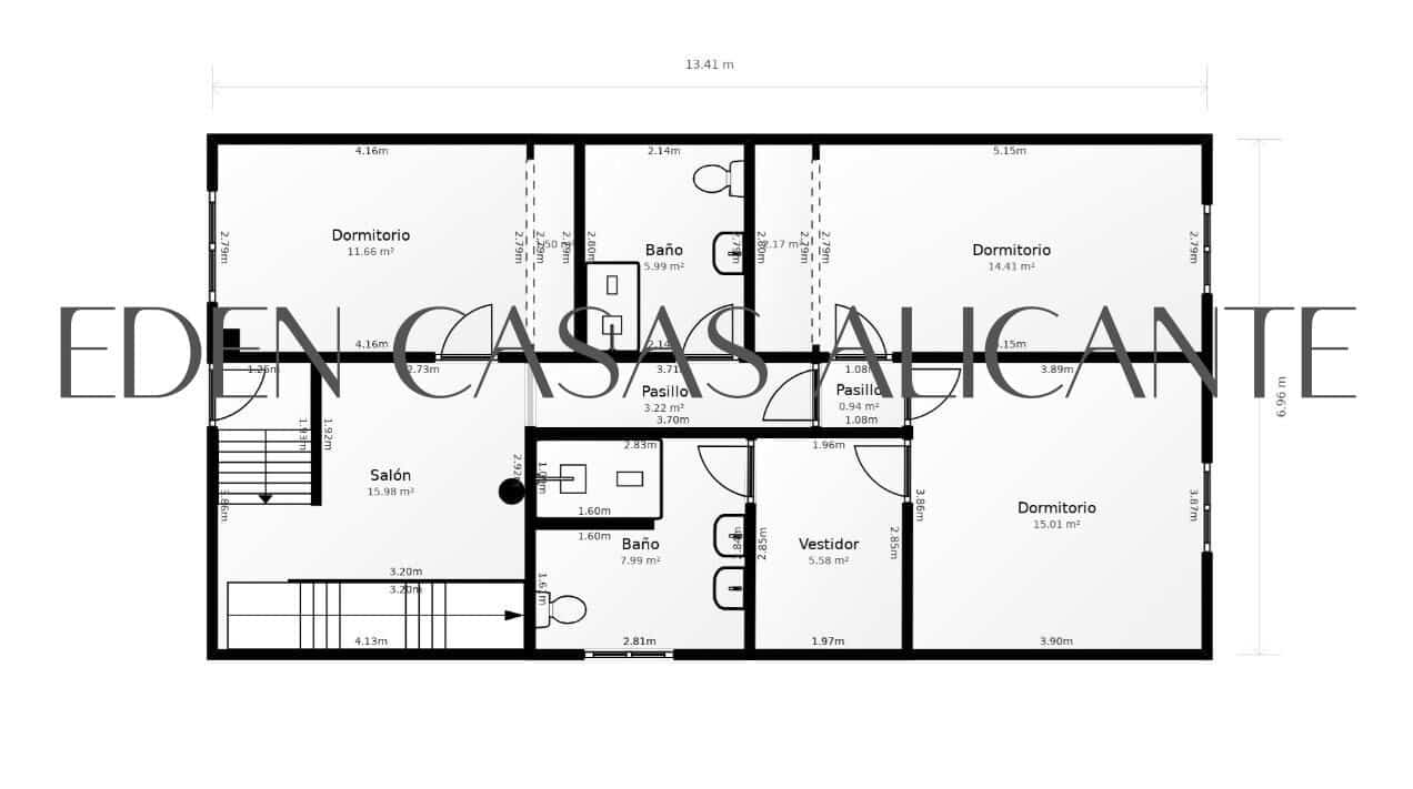 5 soveværelse Rækkehus til salg i Muchamiel / Mutxamel - € 349.000 (Ref: 9078103)