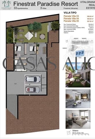 4 soverom Villa til salgs i Finestrat med svømmebasseng garasje - € 1 150 000 (Ref: 9089949)