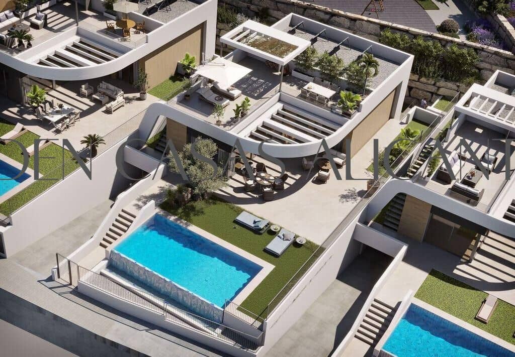 4 soverom Villa til salgs i Finestrat med svømmebasseng garasje - € 1 150 000 (Ref: 9089949)