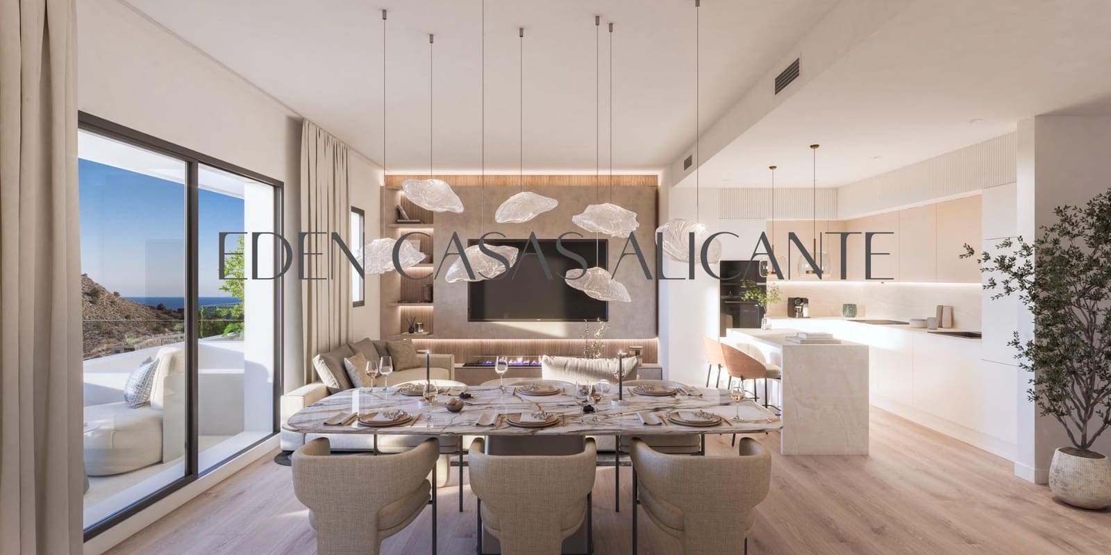 2 soverom Leilighet til salgs i La Villajoyosa / Vila Joiosa med svømmebasseng garasje - € 380 000 (Ref: 9103037)