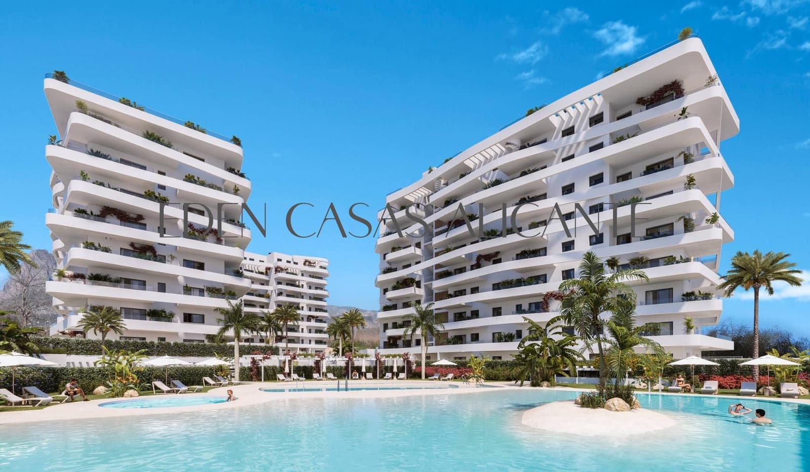 2 soverom Leilighet til salgs i La Villajoyosa / Vila Joiosa med svømmebasseng garasje - € 380 000 (Ref: 9103037)