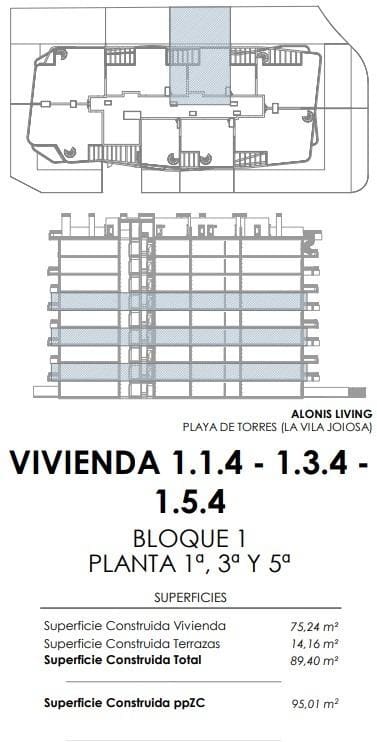 2 chambre Appartement à vendre à La Villajoyosa / Vila Joiosa avec piscine garage - 376 000 € (Ref: 9103037)