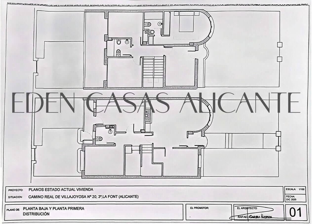 5 soverom Rekkehus til salgs i Playa de Muchavista med svømmebasseng - € 430 000 (Ref: 9349399)