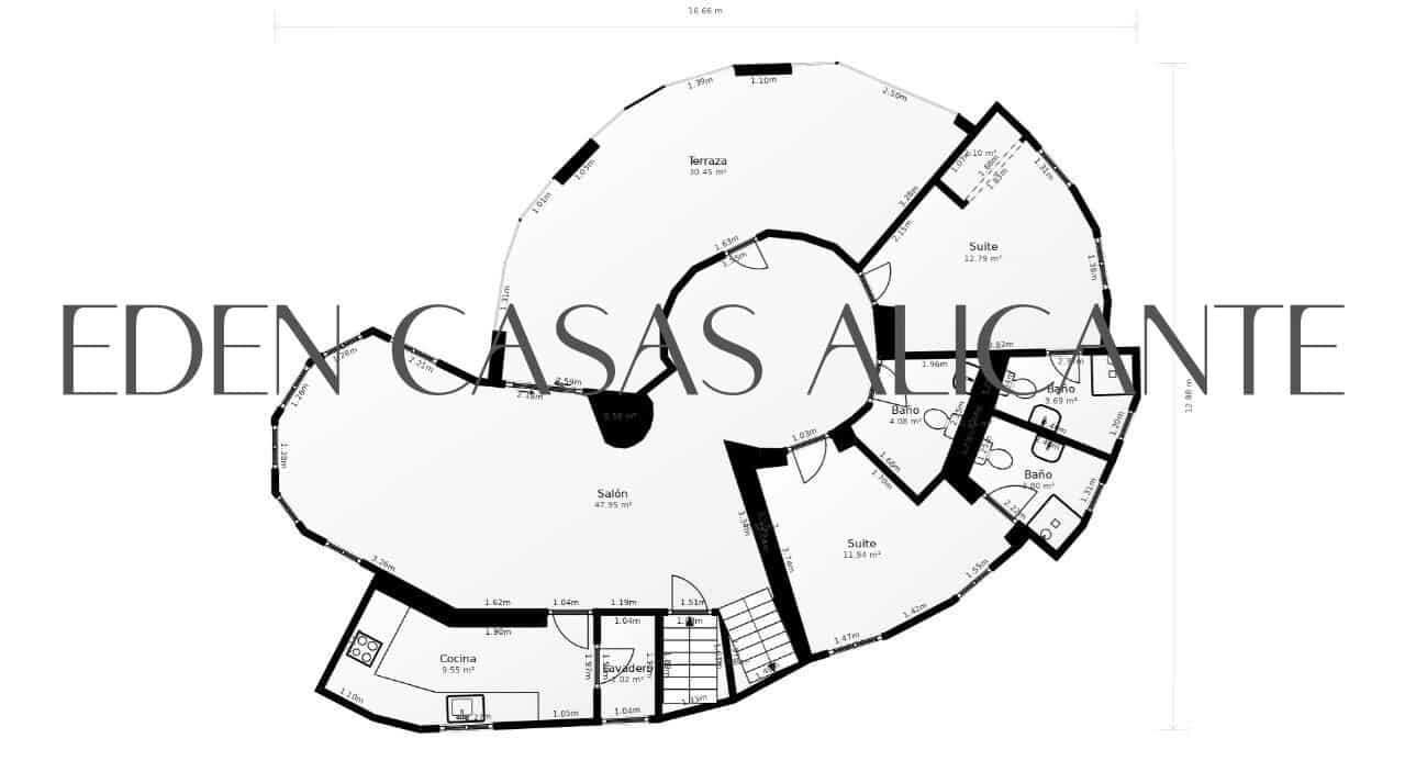 3 bedroom Villa for sale in La Villajoyosa / Vila Joiosa with pool - € 595,000 (Ref: 9435967)