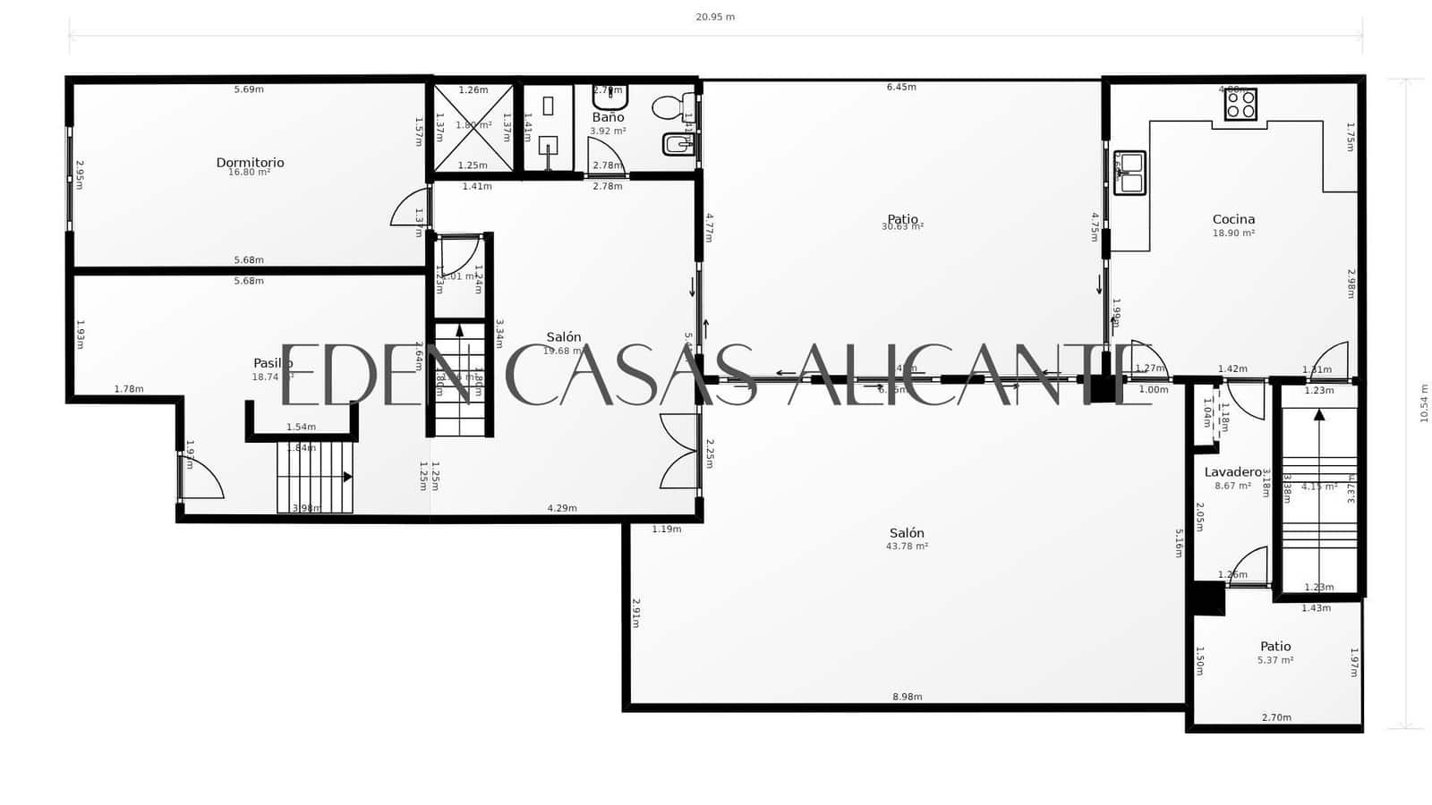 5 slaapkamer Rijtjeshuis te koop in San Vicente / Sant Vicent del Raspeig met garage - € 1.250.000 (Ref: 9524480)