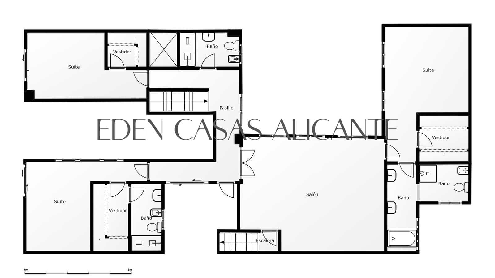 5 slaapkamer Rijtjeshuis te koop in San Vicente / Sant Vicent del Raspeig met garage - € 1.250.000 (Ref: 9524480)