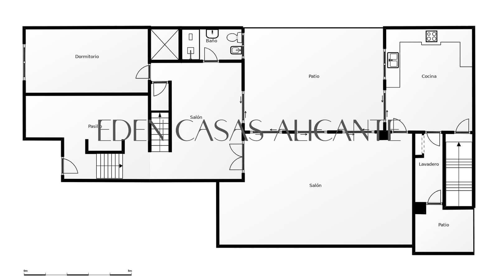 5 slaapkamer Rijtjeshuis te koop in San Vicente / Sant Vicent del Raspeig met garage - € 1.250.000 (Ref: 9524480)