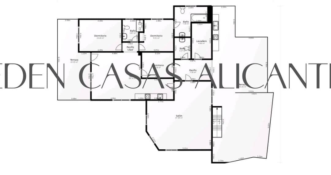 3 bedroom Villa for sale in Busot with pool - € 369,900 (Ref: 9820364)