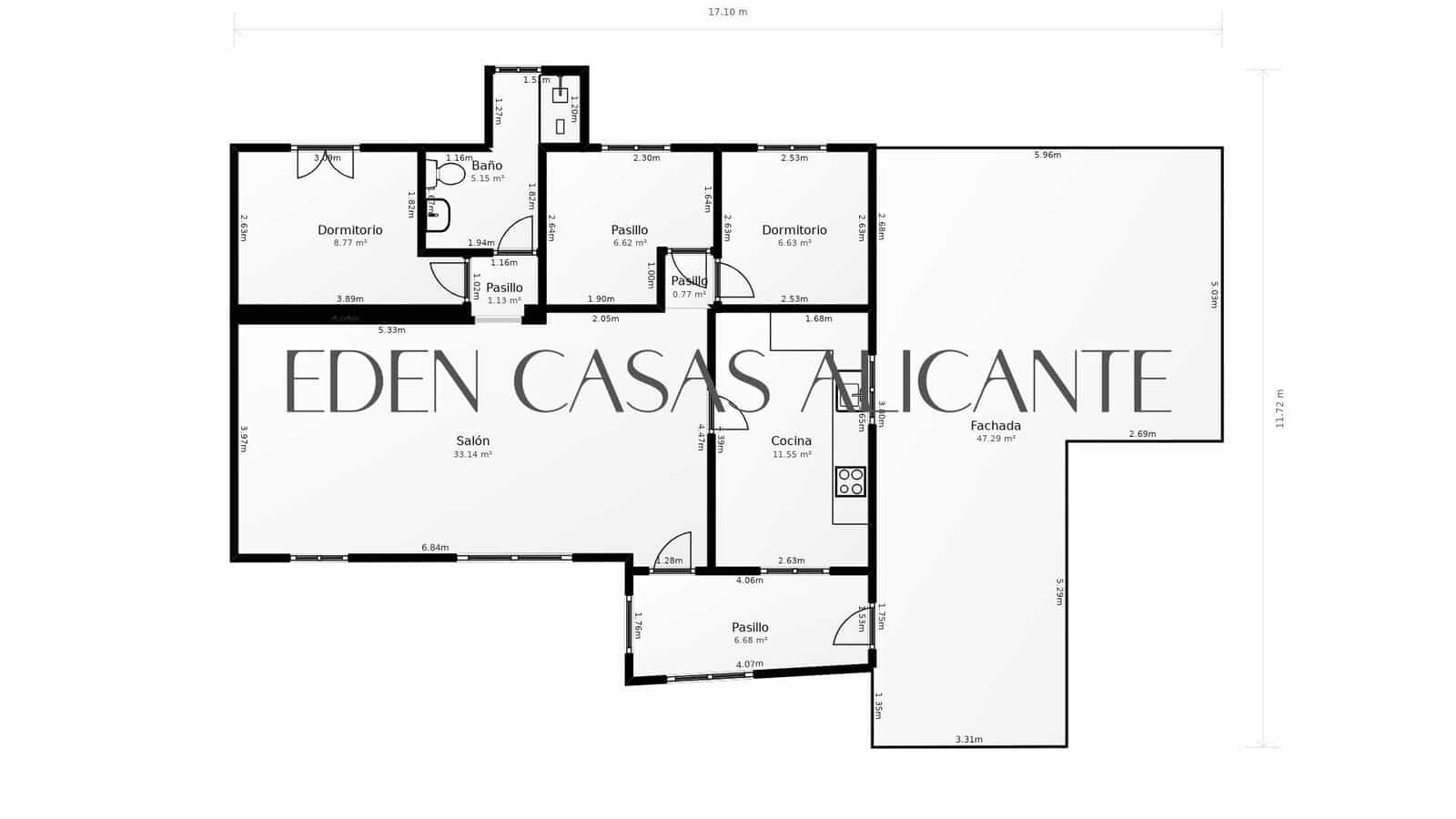 3 bedroom Villa for sale in Biar - € 199,900 (Ref: 9904156)