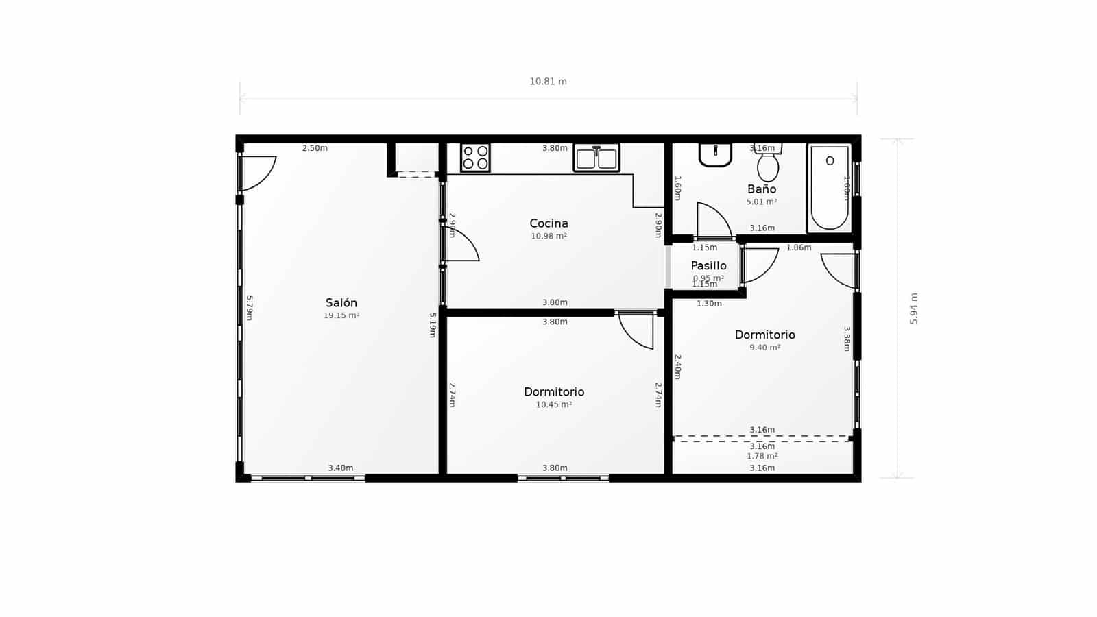 2 soverom Bungalow til salgs i Coveta Fuma - € 230 000 (Ref: 9938339)