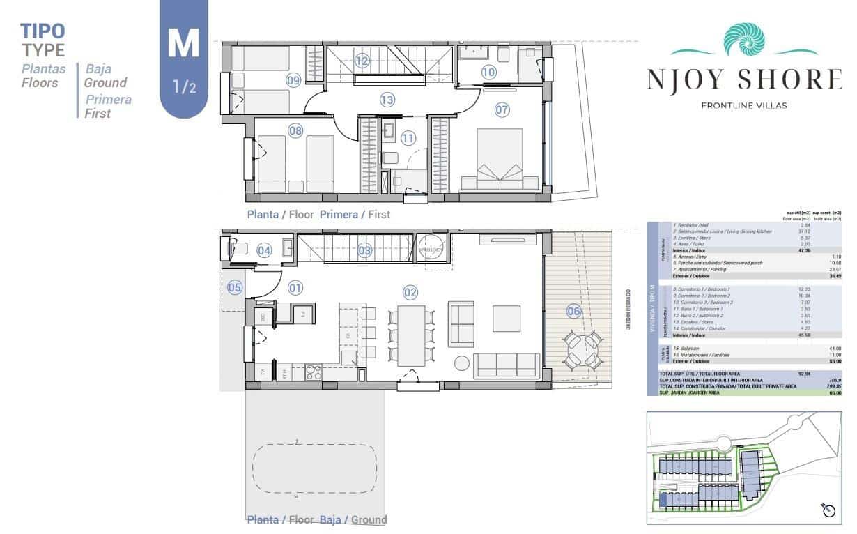 3 sypialnia Dom blizniak na sprzedaż w El Campello z basenem - 585 000 € (Ref: 9952756)